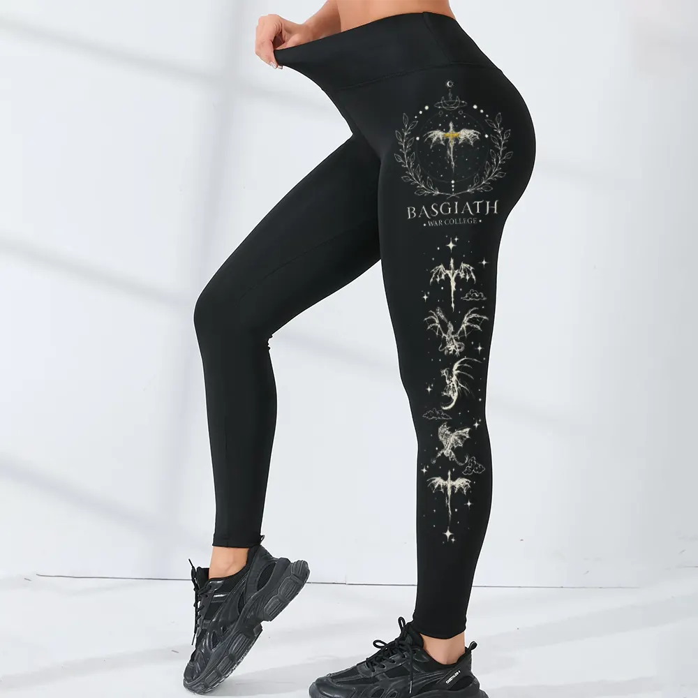 LEGGING0034 Fourth Wing Legging Violet Sorrengail Legging Xaden Riorson Legging Iron Flame Legging The Empyrean Series Legging Fourth Wing Book Legging Basgiath War College Legging 2