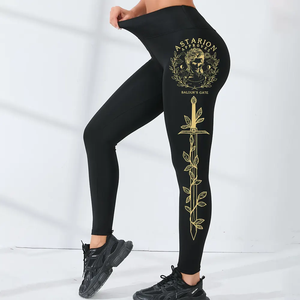 Legging Astarion Baldurs Gate With Design, BG3 Legging , Astarion Legging For Women