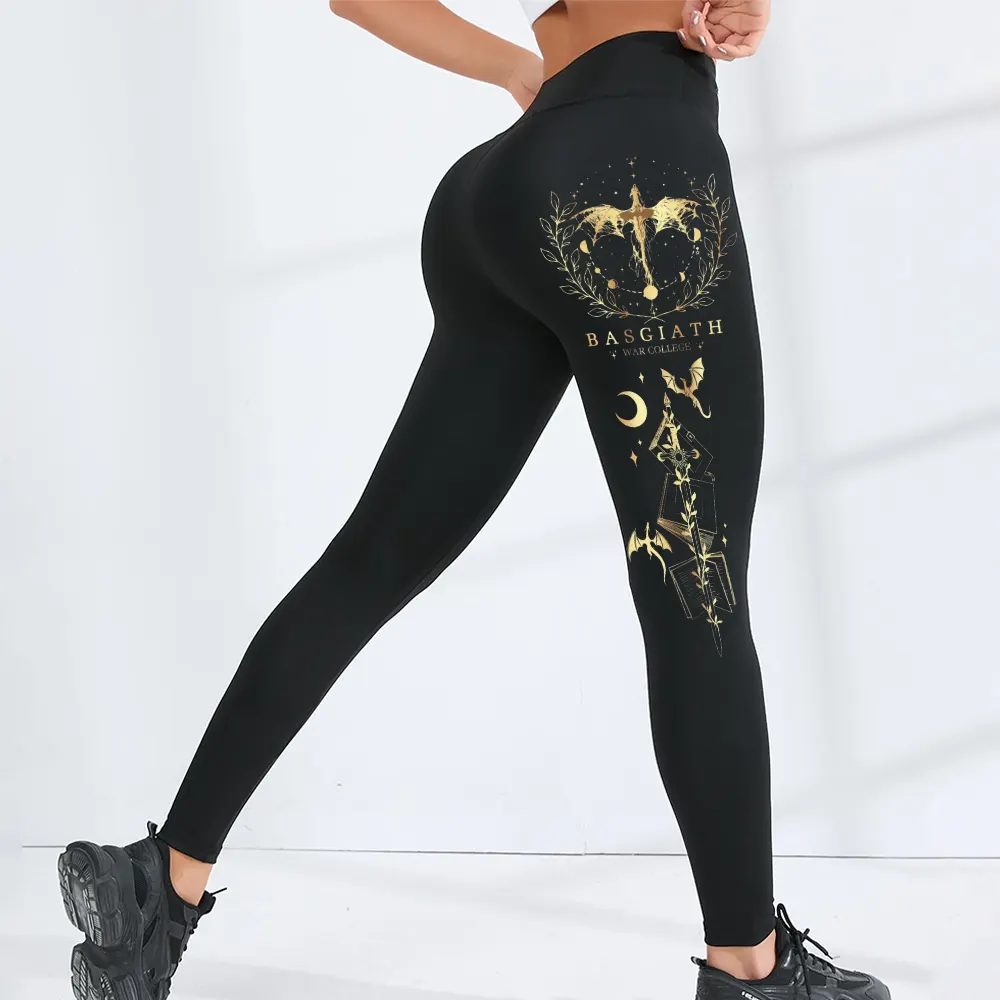 LEGGING0042 Basgiath War College Legging Fourth Wing Legging Riders Quadrant Legging Dragon Rider Legging Violet Sorrengail Legging Rebecca Yoros Legging Basgiath Bookish Legging 1