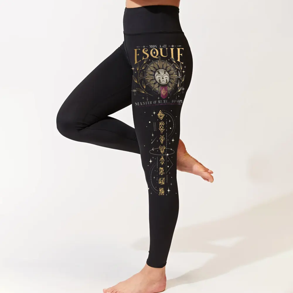 Esquie Clair Obscur Expedition 33 Legging, Whee Whoo Funny Esquie Legging, Gamer Gift Legging, Expedition Legging for Fans